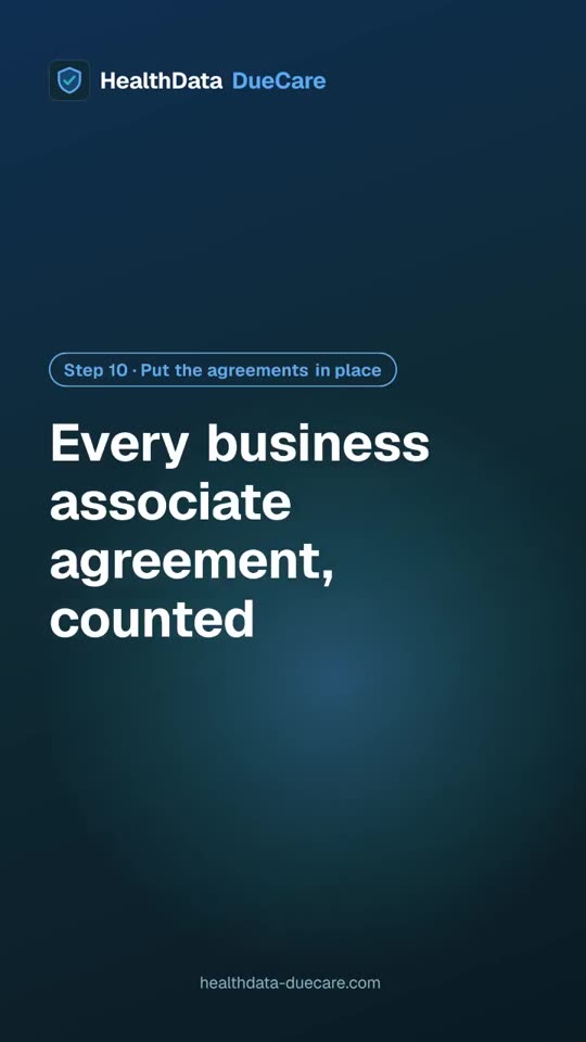 Every business associate agreement, counted