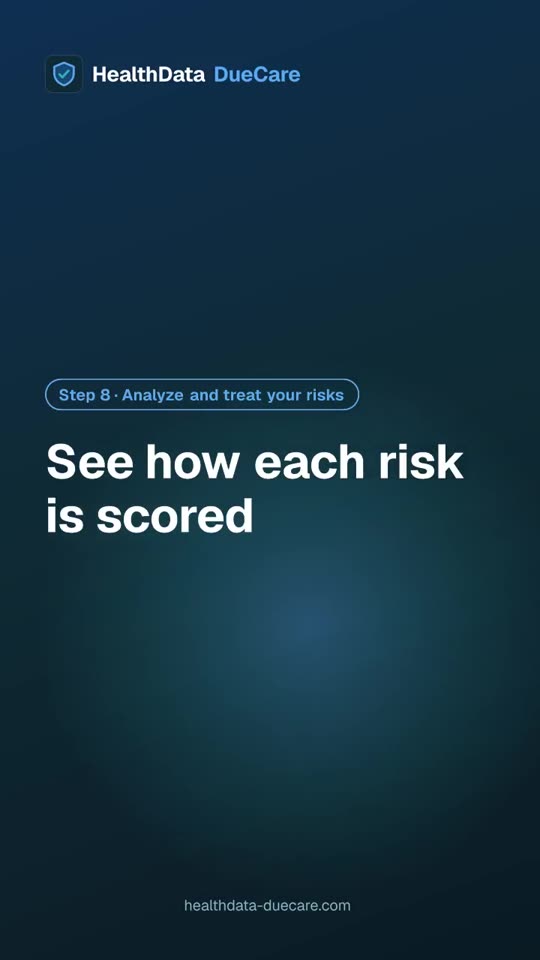 See how each risk is scored